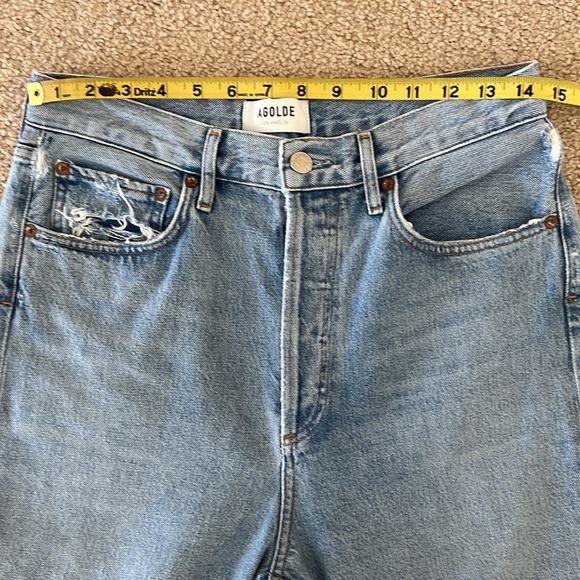 Agolde 90’s Jeans in Snapshot - sz 27 - Picture 6 of 8